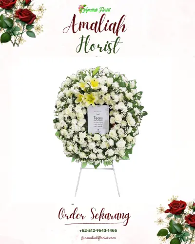 Krans Bunga Duka Cita surabaya