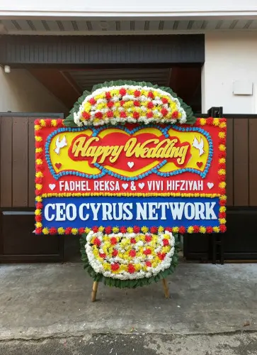 Papan Bunga Pernikahan surabaya